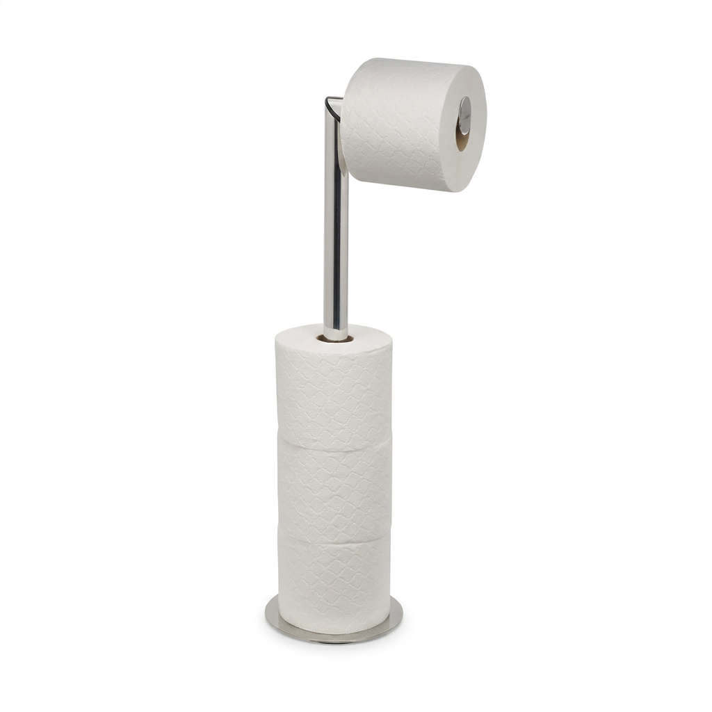 2-in-1 Toilet Paper Stand & Storage